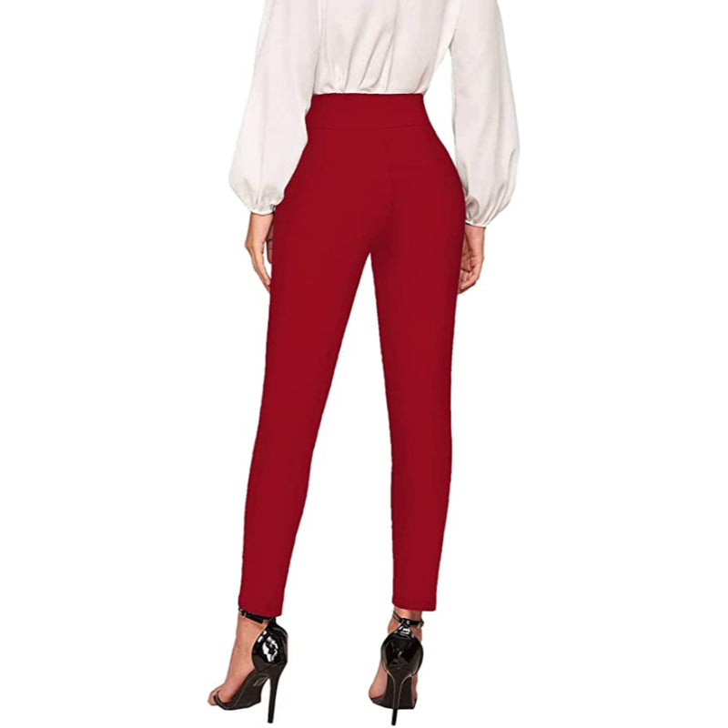 Office Dressy Leggings Skinny Trousers For Women-Legletic