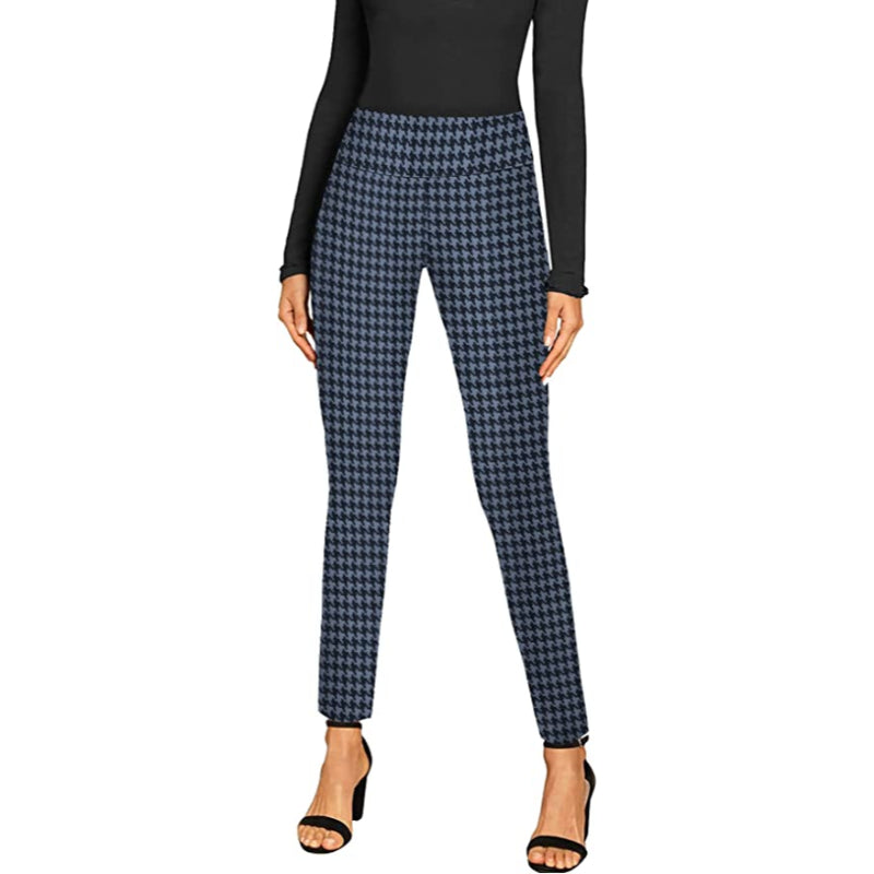 Skinny Print Trousers For Women-Legletic
