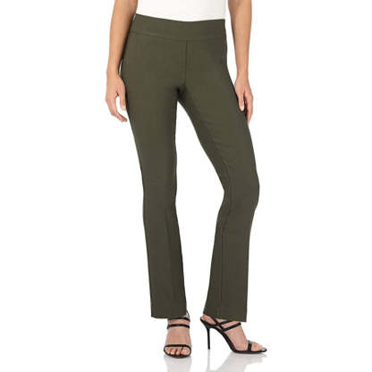 Women Comfort Straight Leg Pant With Tummy Control
