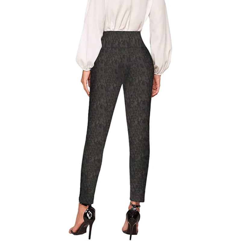 Printed Skinny Trousers For Women-Legletic