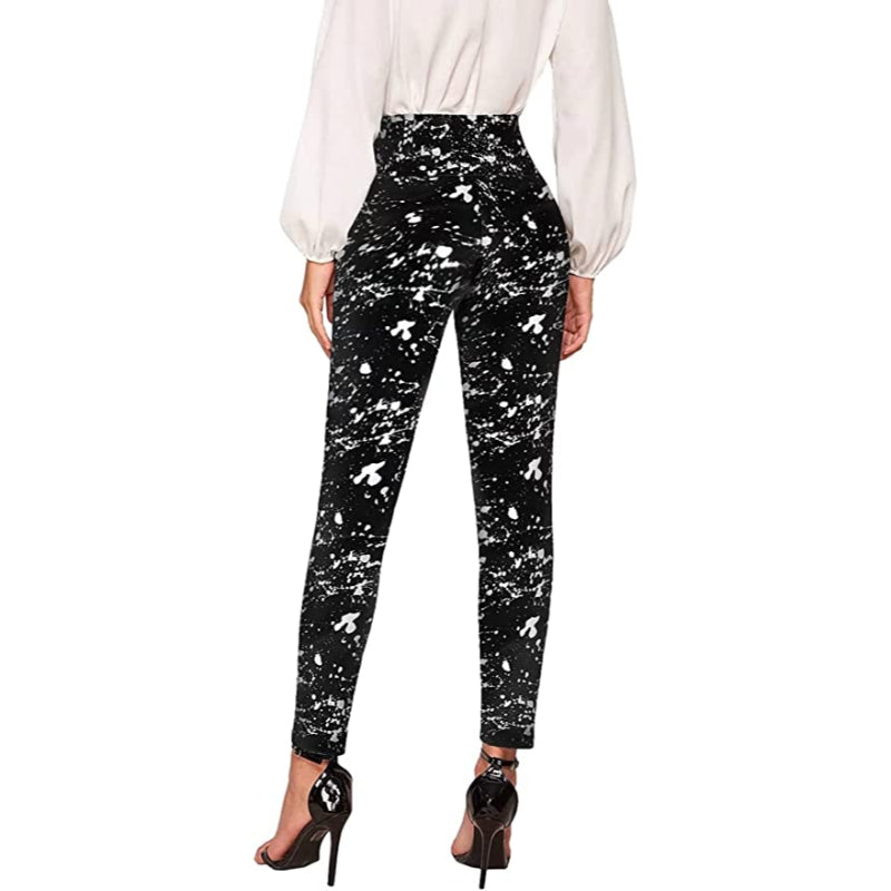 Women's Leggings Skinny Trousers With Print-Legletic