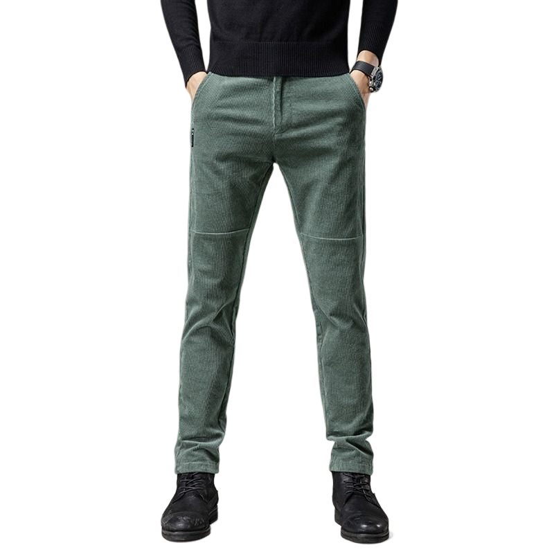 Korean Classic Elastic Waist Fluff Pants For Men-Legletic