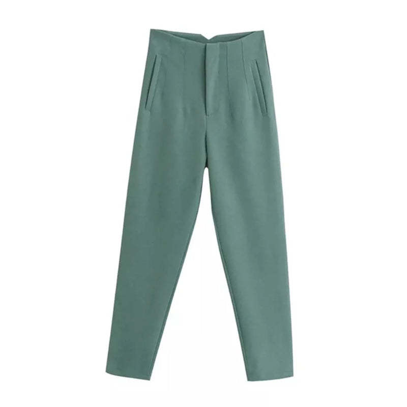 High Waist Office Fashion Wear Pants For Women-Legletic