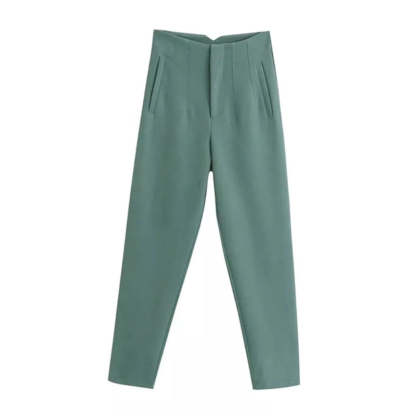 High Waist Office Fashion Wear Pants For Women-Legletic