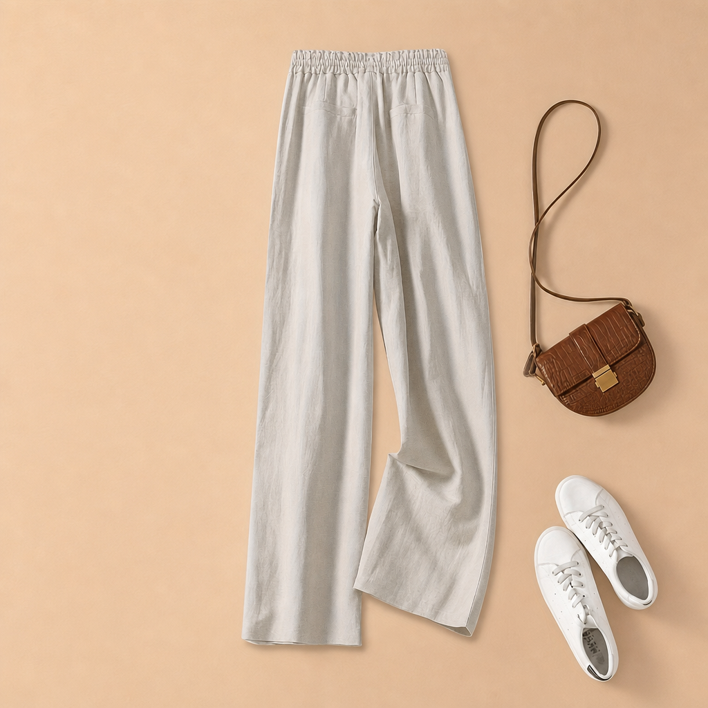 Versatile Artistic Pants With Drawstring For Women
