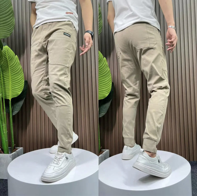 Men's High Stretch Multi-pocket Skinny Cargo Pants-Legletic