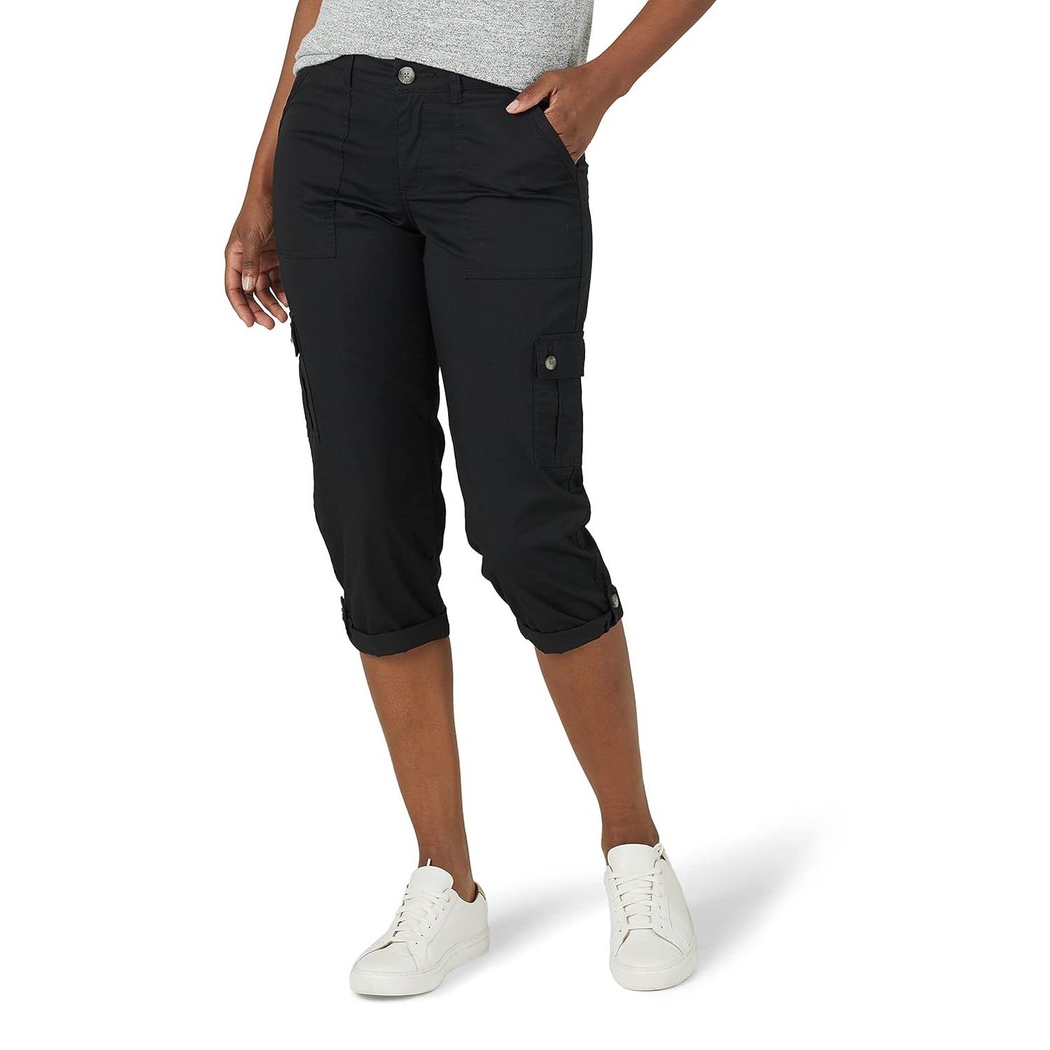 Comfy Cargo Capri Pants For Women