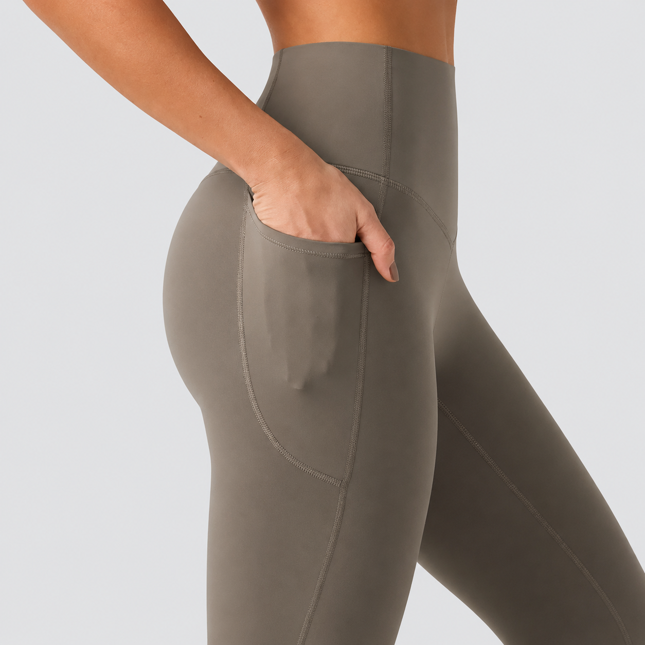 Casual Shaping Training Leggings With Pockets For Women