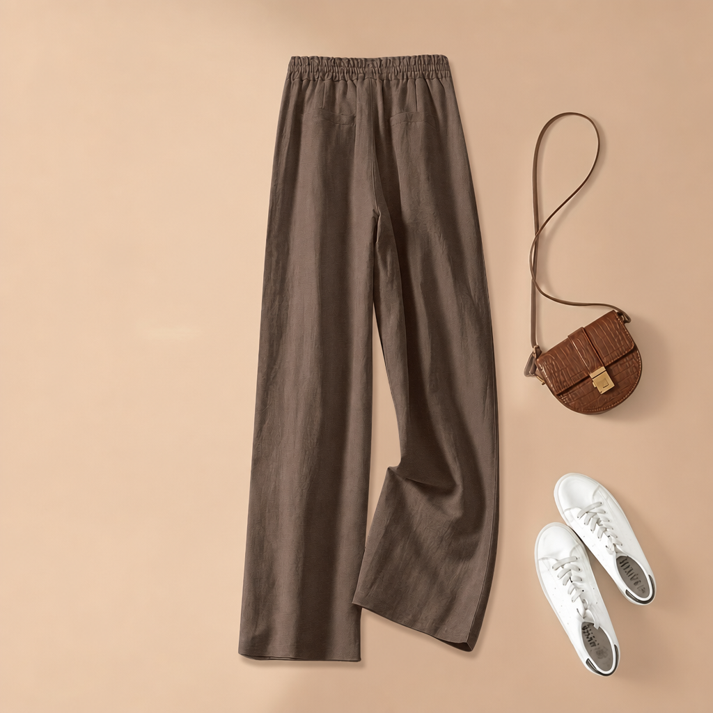 Versatile Artistic Pants With Drawstring For Women