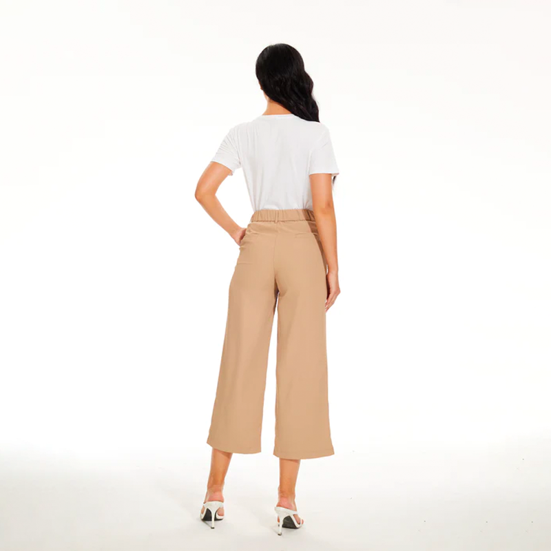 Effortless Tailored Wide Leg Pants-Legletic