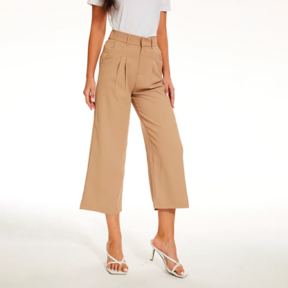 The Effortless Tailored Wide Leg Pants-Legletic