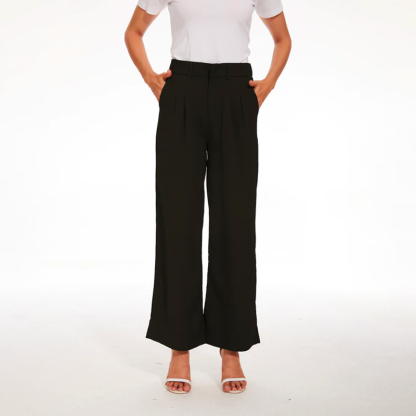 The Effortless Tailored Wide Leg Pants-Legletic