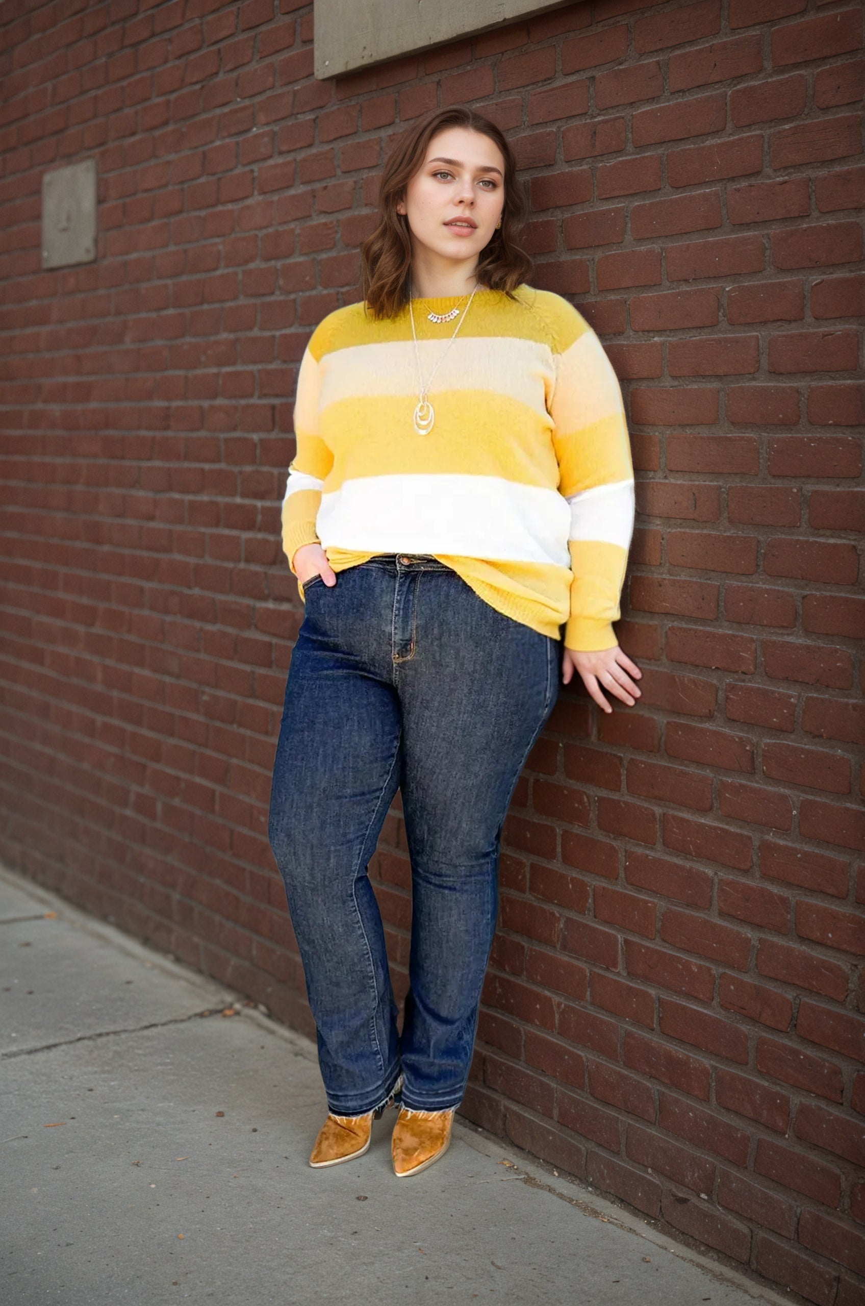 JB High Rise Bootcut Jeans-Legletic