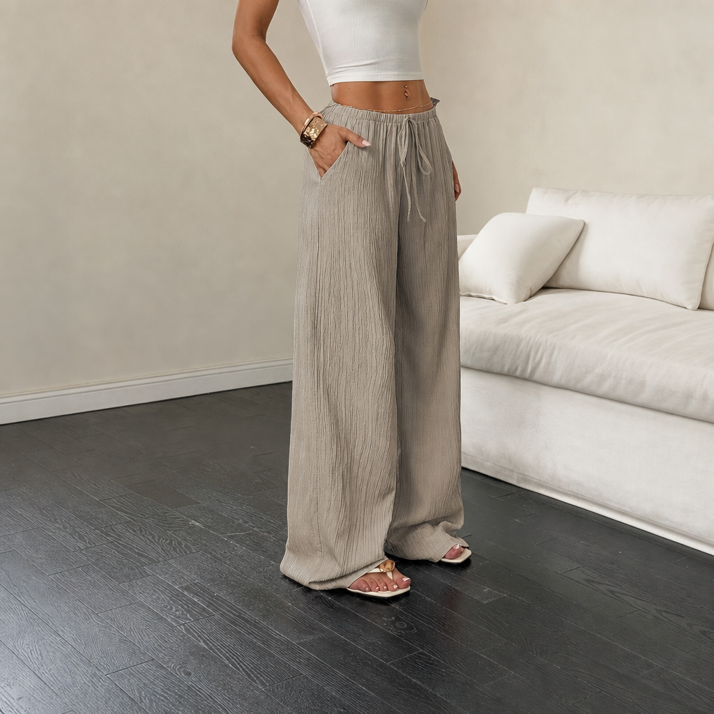 Pack Of 2 Casual Pants With Pocket For Women