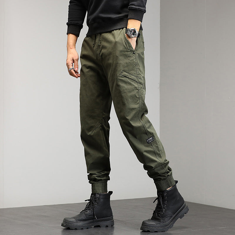 Retro Multi-Pocket Casual Pants-Legletic