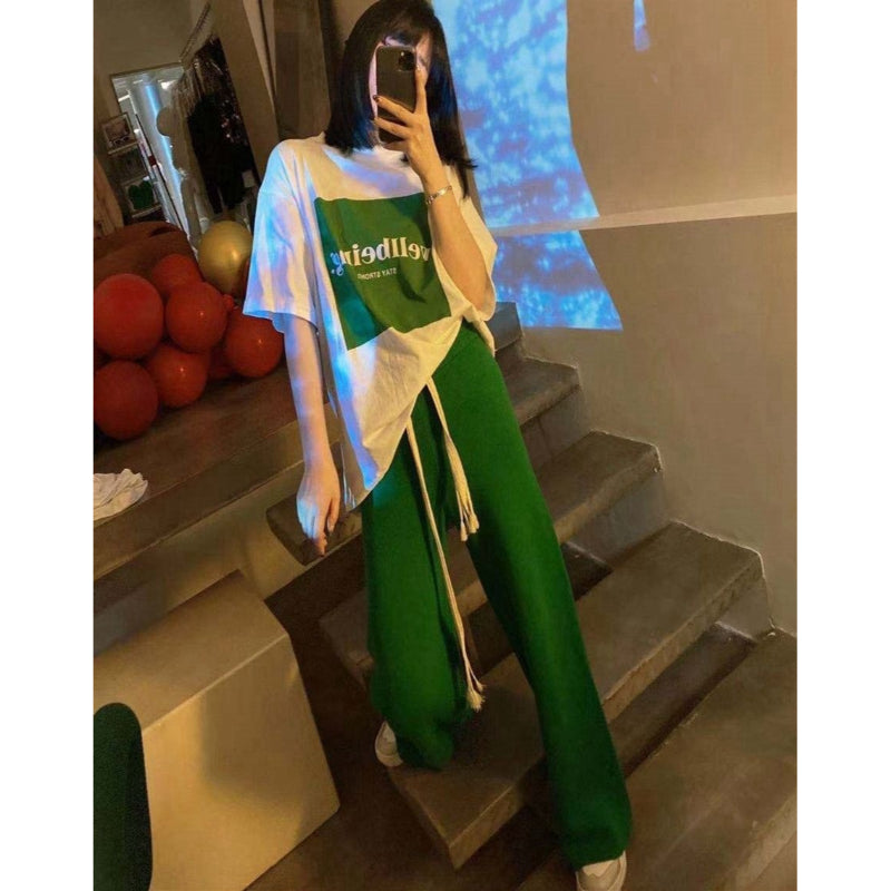 Women's High Waist Wide Leg Pants-Legletic