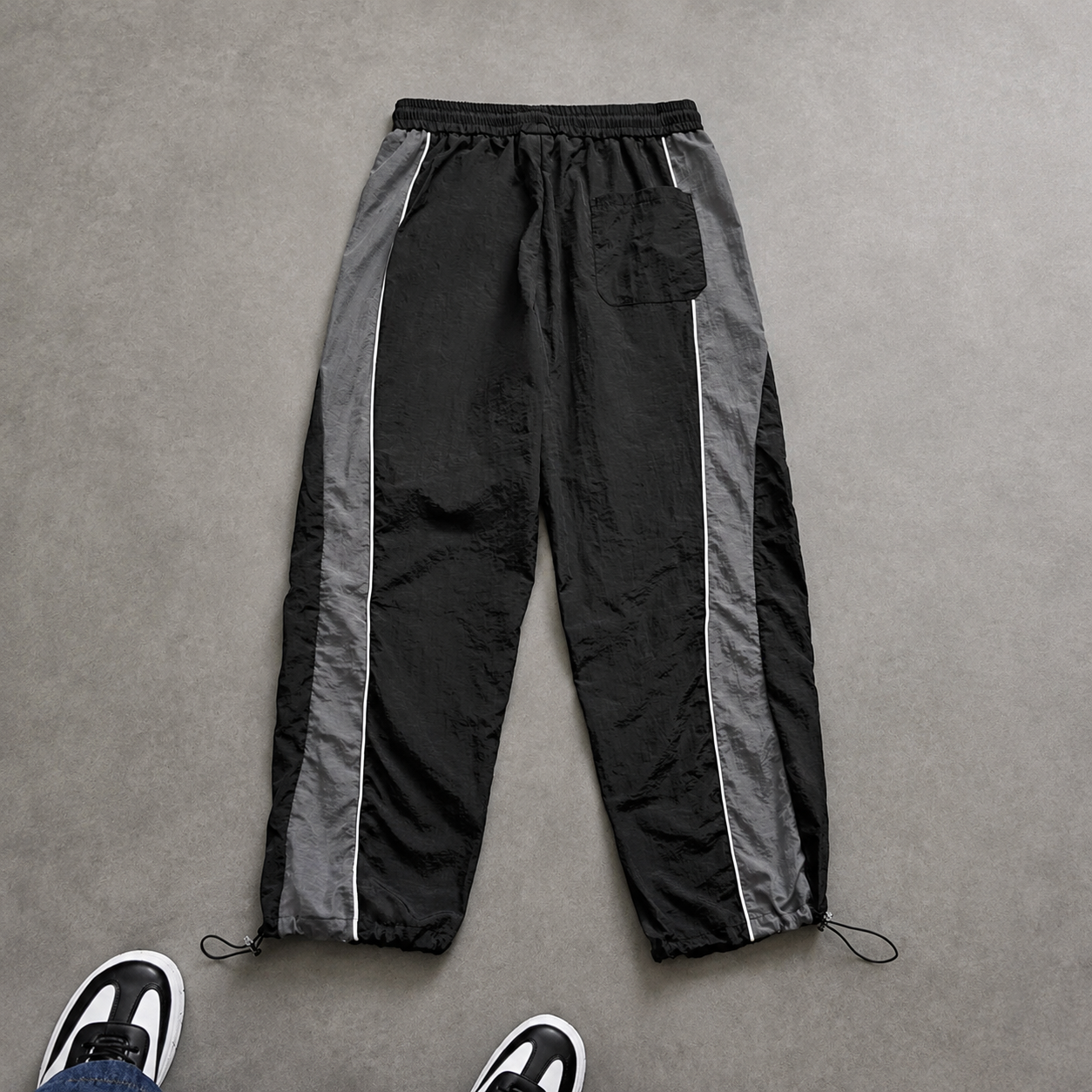 Casual Loose Jogger Pants With Drawstring For Men