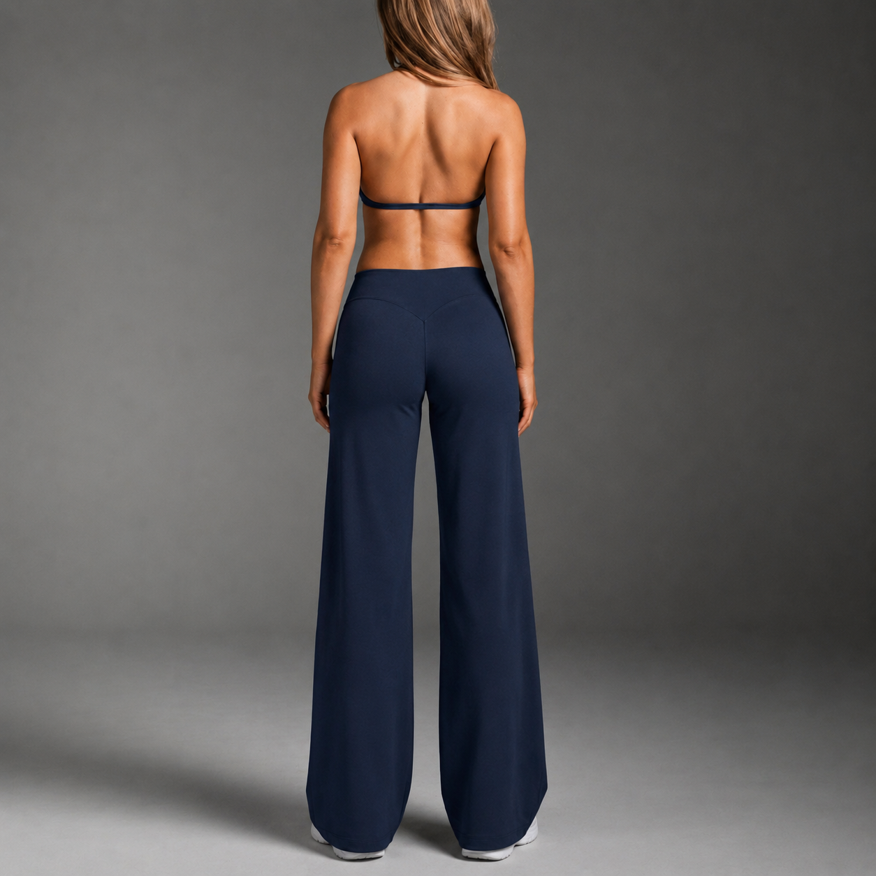 Slim Fit High Rise Wide Yoga Pants For Women Gym And Daily Wear