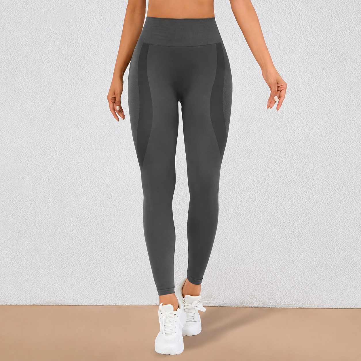 High Rise Stretch Workout Running Leggings For Women