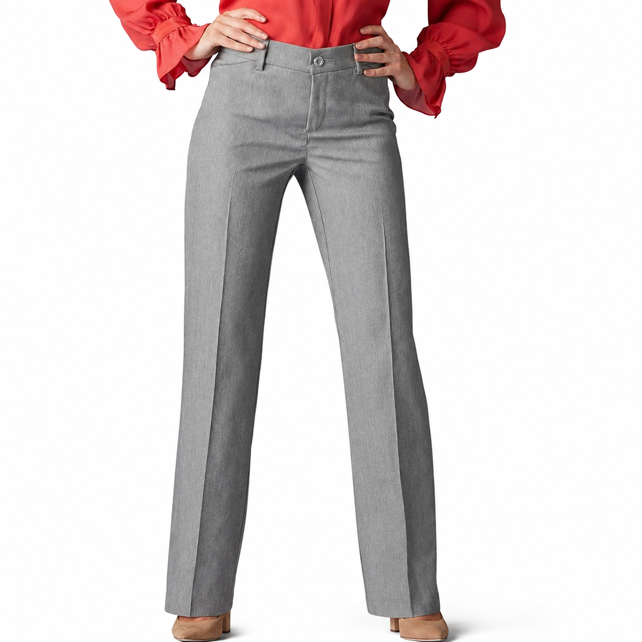 Comfort Fit Everyday Office Wear Casual Trouser Pants For Women