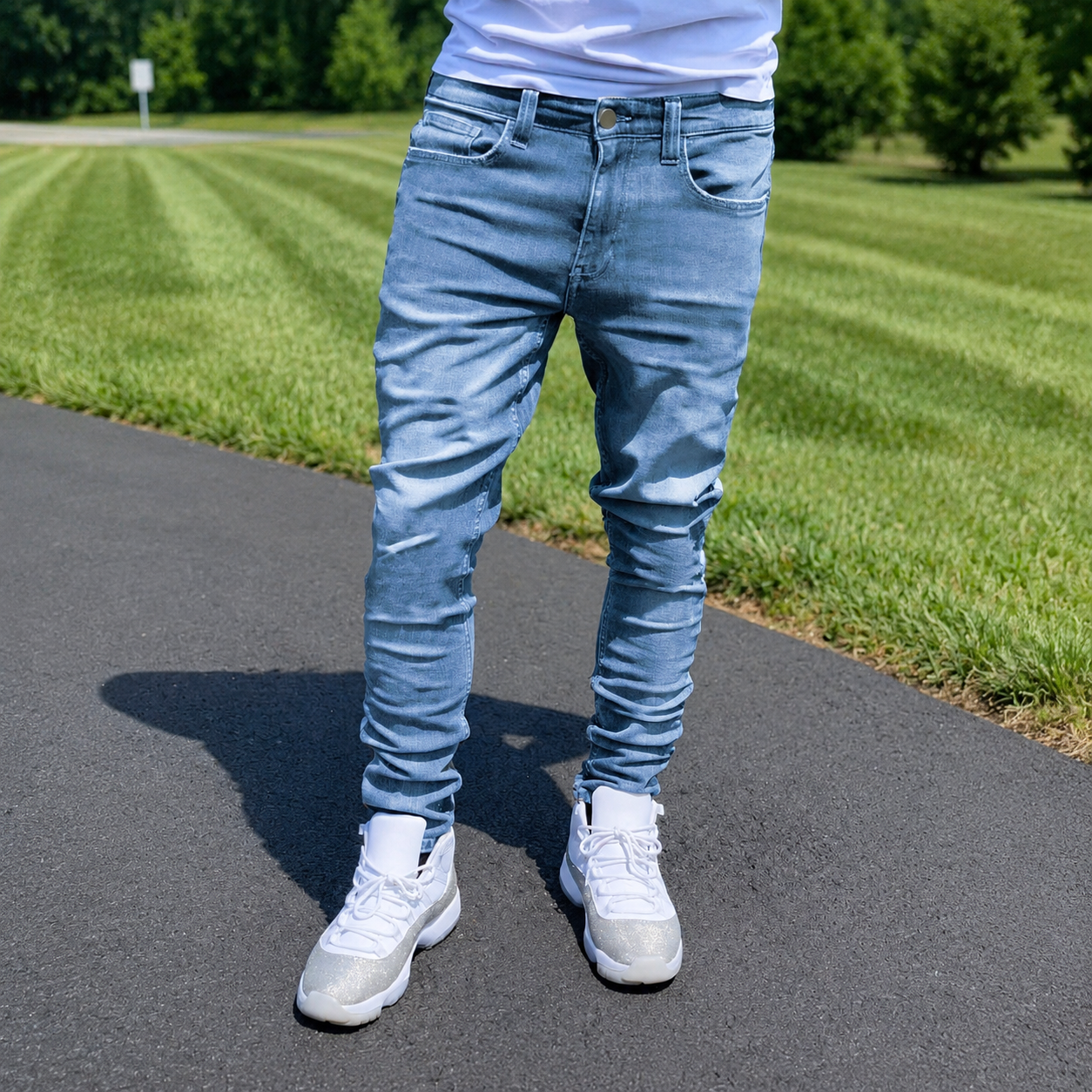 Casual Versatile Denim Fit Jeans For Men