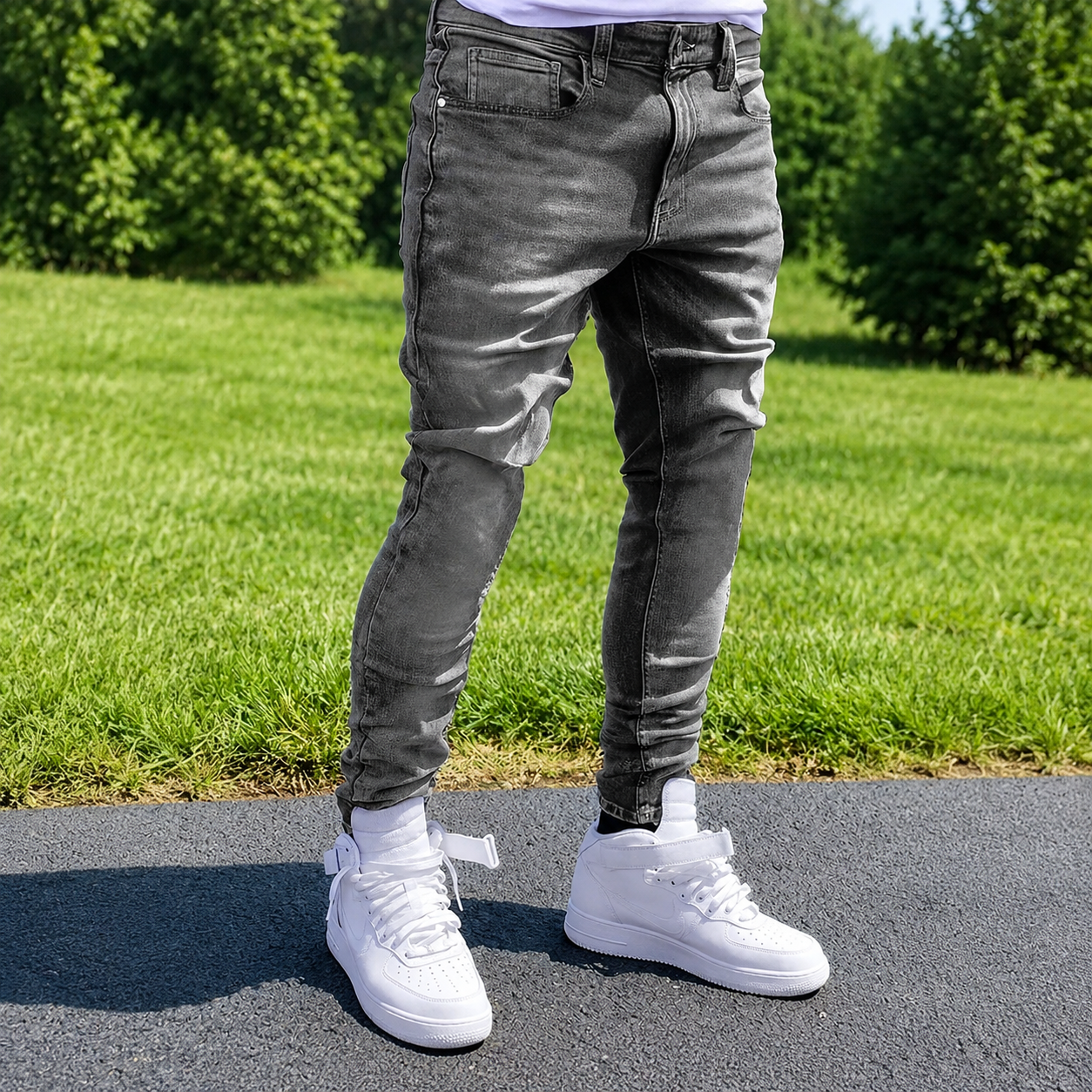 Casual Versatile Denim Fit Jeans For Men