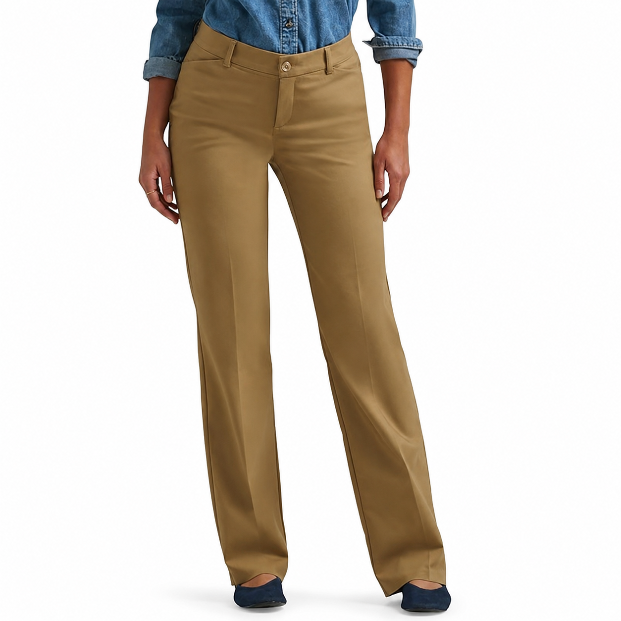 Comfort Fit Everyday Office Wear Casual Trouser Pants For Women