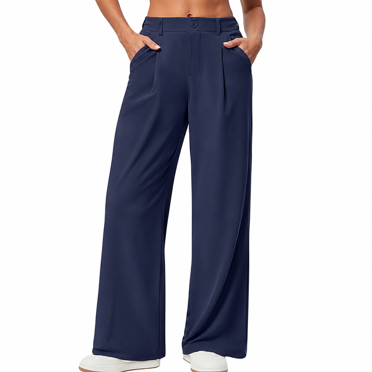 Casual Wide Oversized Stretchy Pants For Women