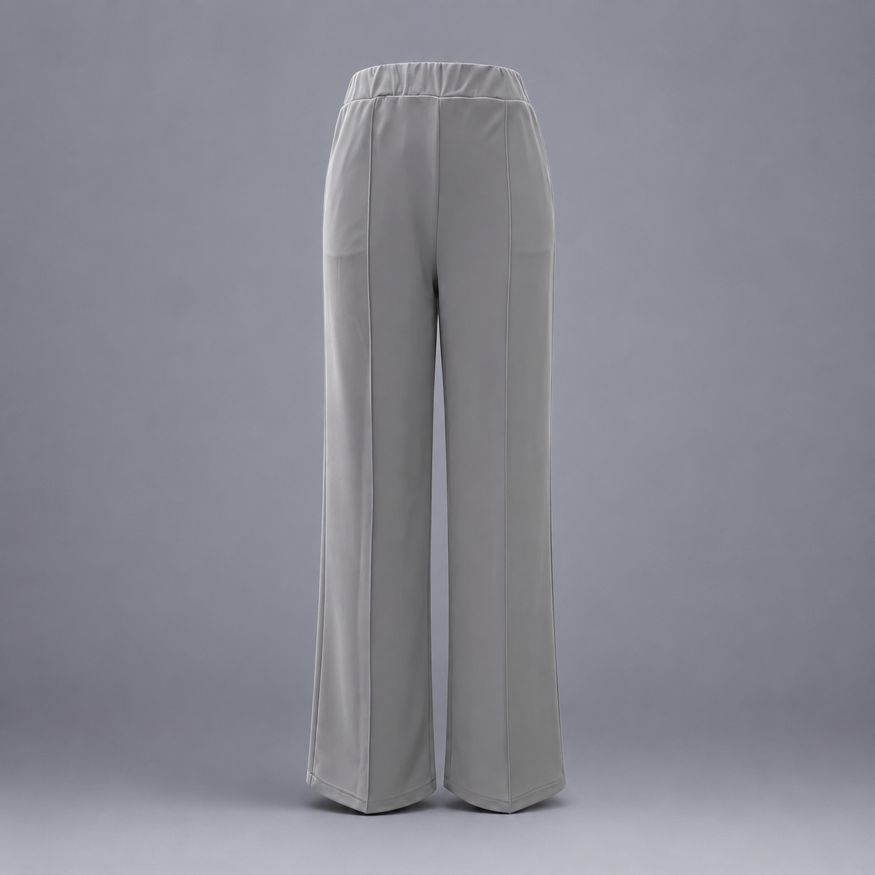 High Rise Slanted Pockets Straight Fit Pants For Women