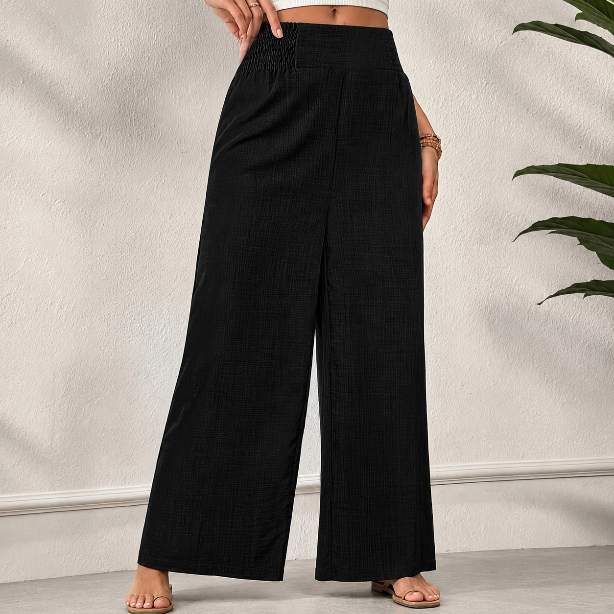 Comfort Fit Wide Pants For Women Everyday Wear