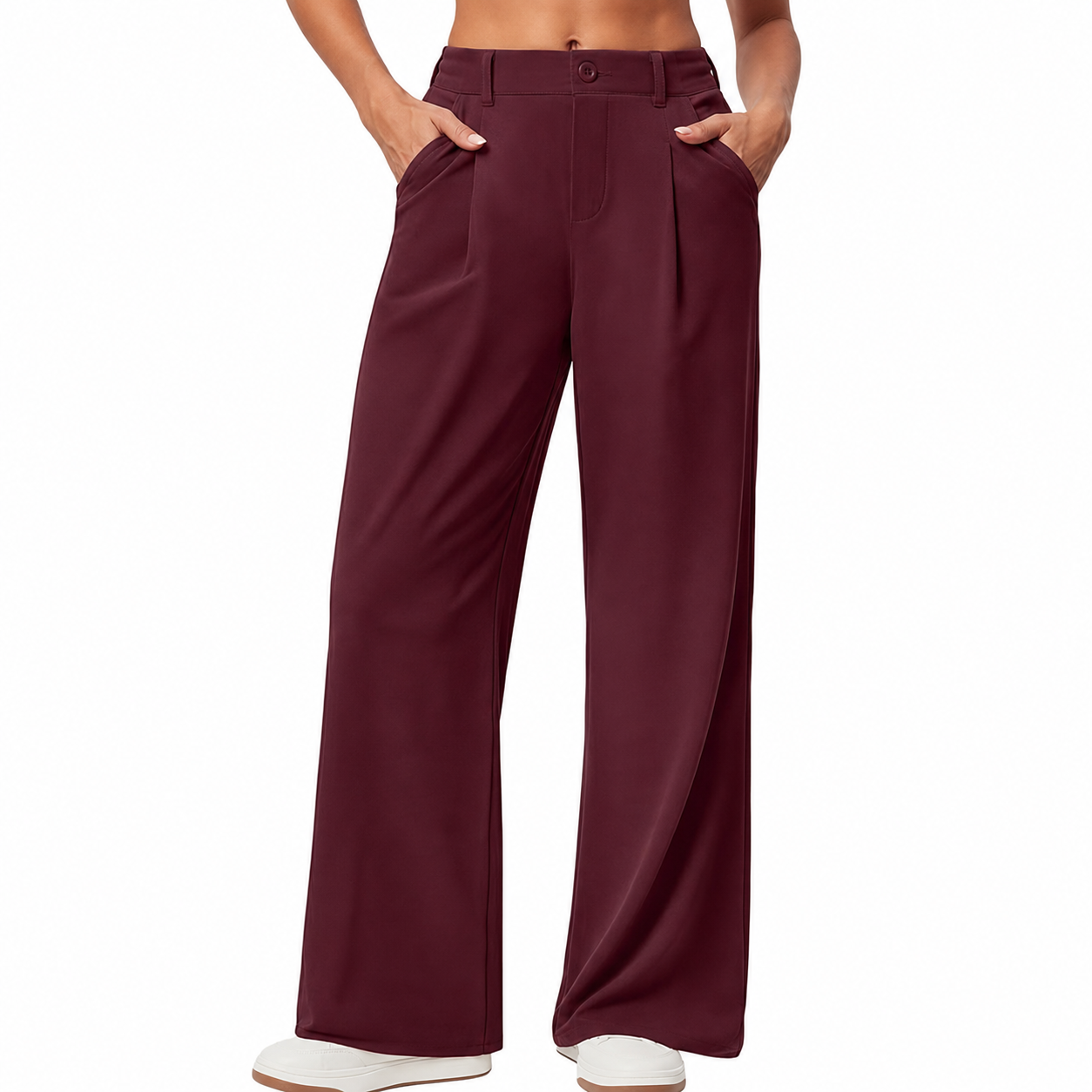 Casual Wide Oversized Stretchy Pants For Women