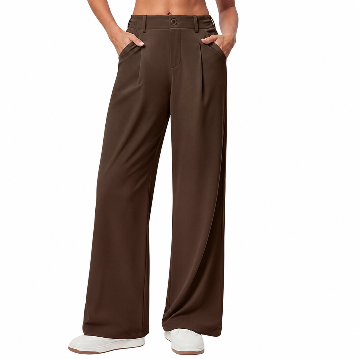Casual Wide Oversized Stretchy Pants For Women