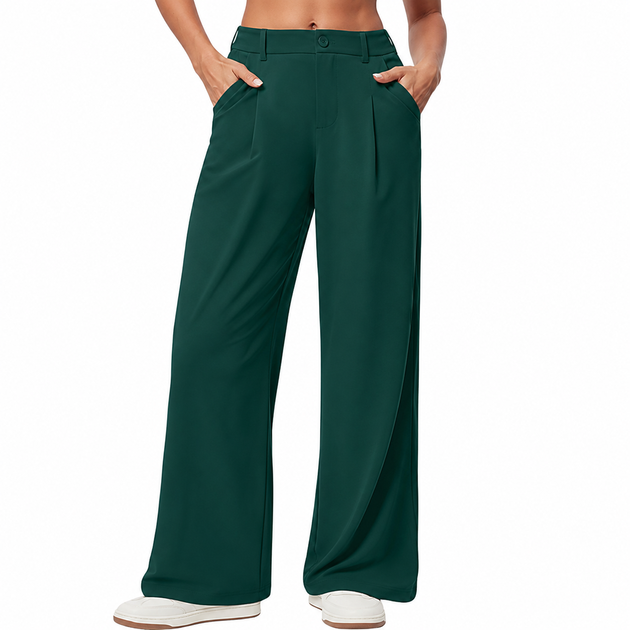 Casual Wide Oversized Stretchy Pants For Women
