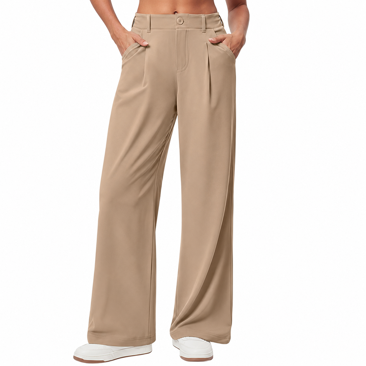 Casual Wide Oversized Stretchy Pants For Women