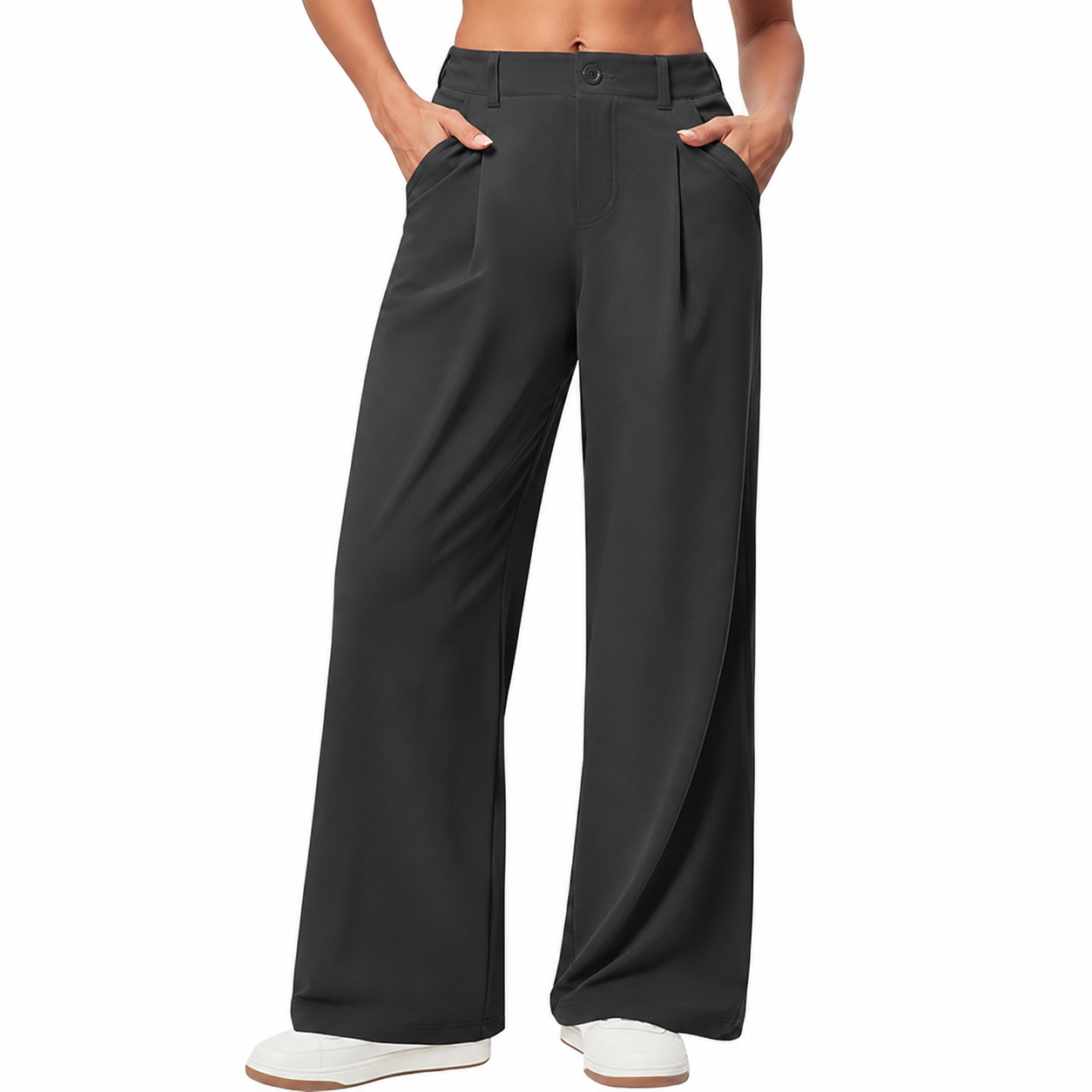 Casual Wide Oversized Stretchy Pants For Women