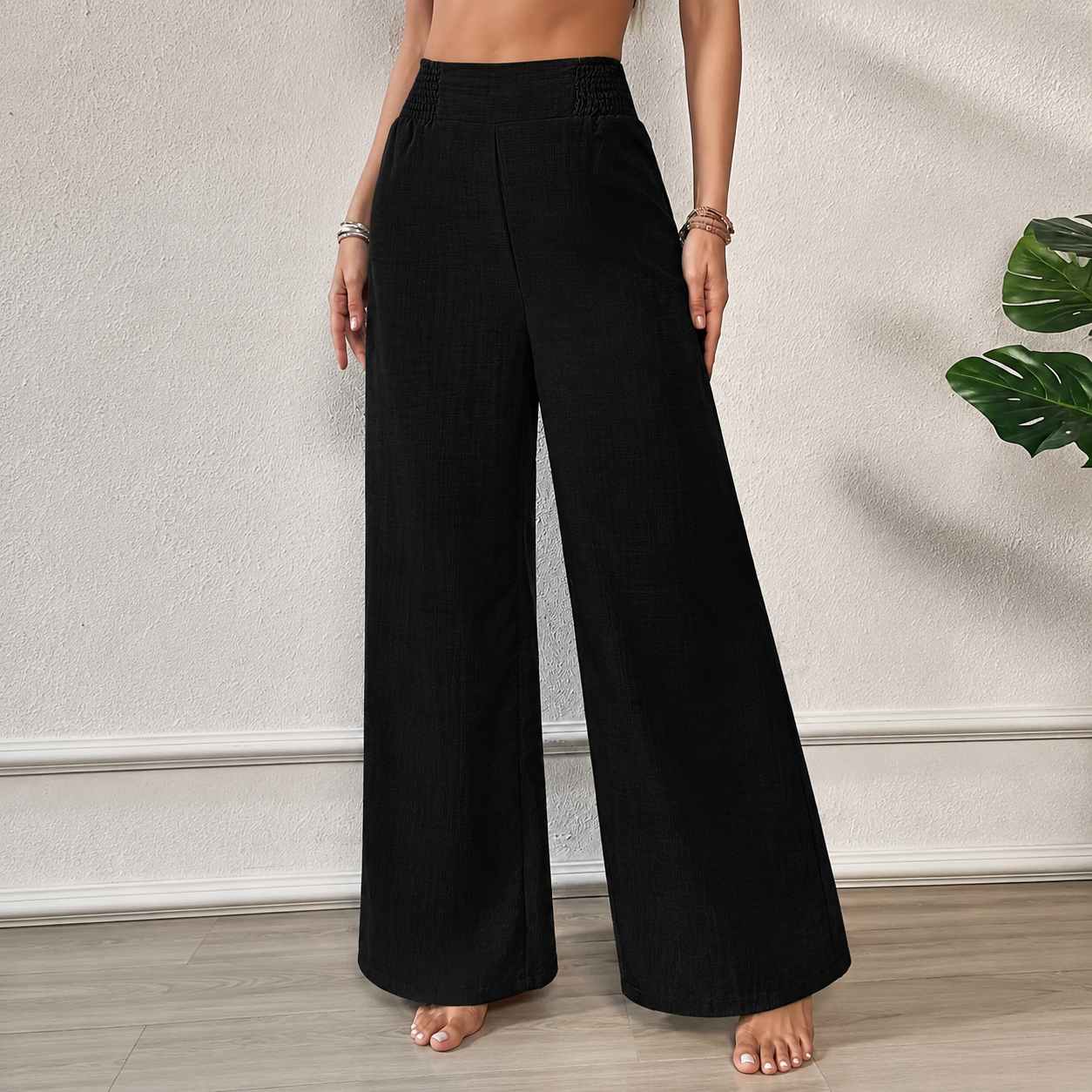 Comfort Fit Wide Pants For Women Everyday Wear