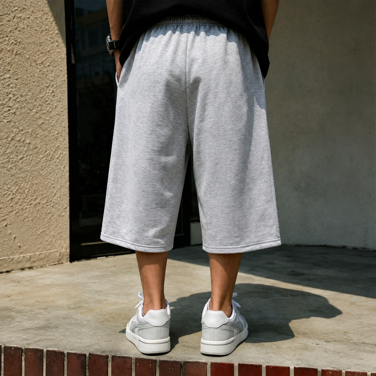 Casual Wide Length Sports Pants For Men