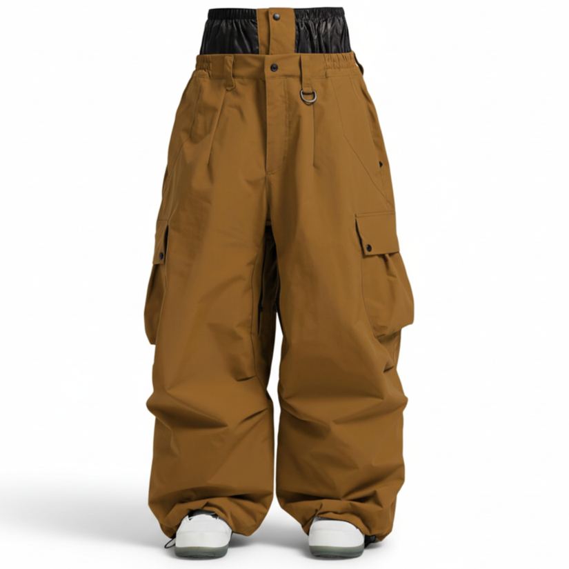 Loose Fit Snowboard and Ski Pants for Winter Sports