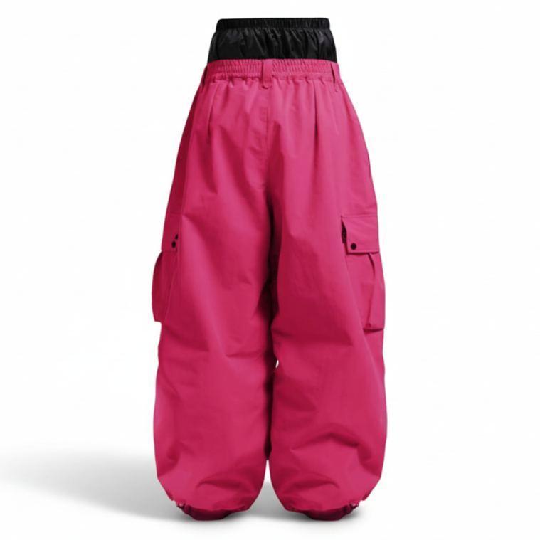 Loose Fit Snowboard and Ski Pants for Winter Sports