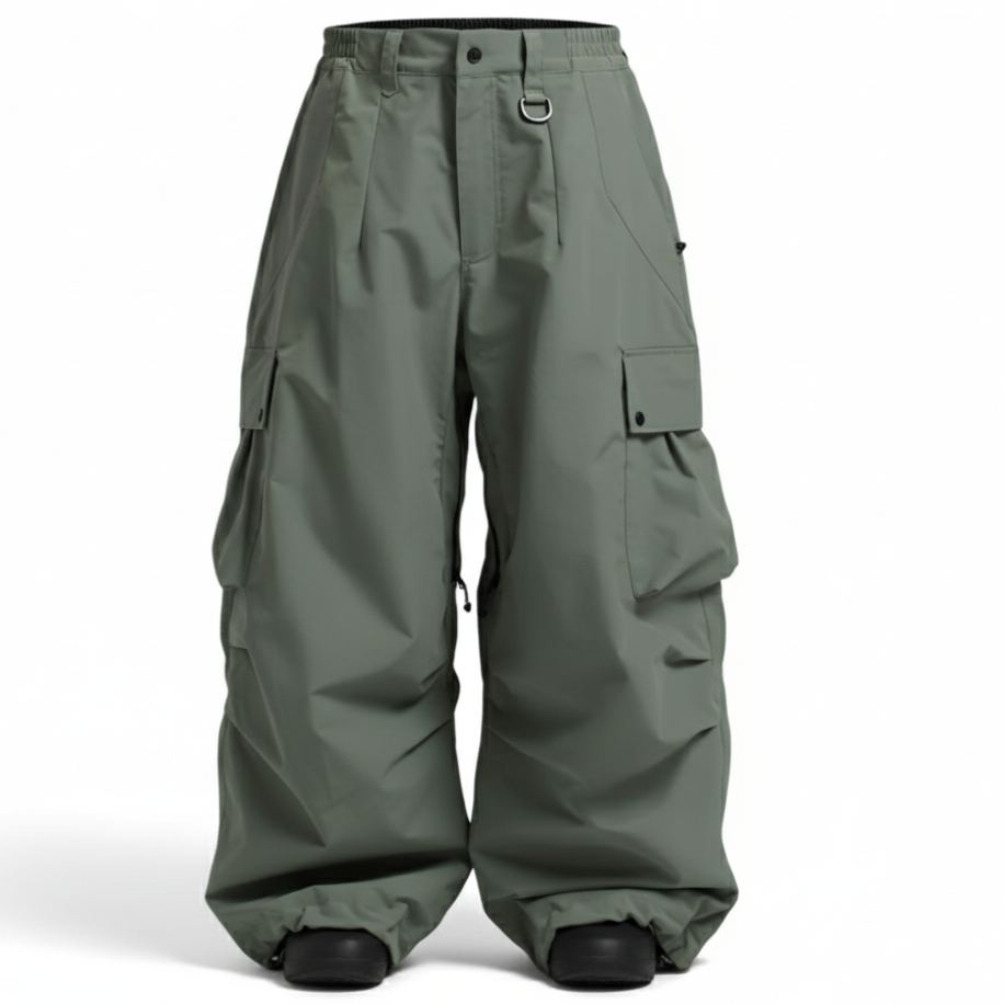 Loose Fit Snowboard and Ski Pants for Winter Sports