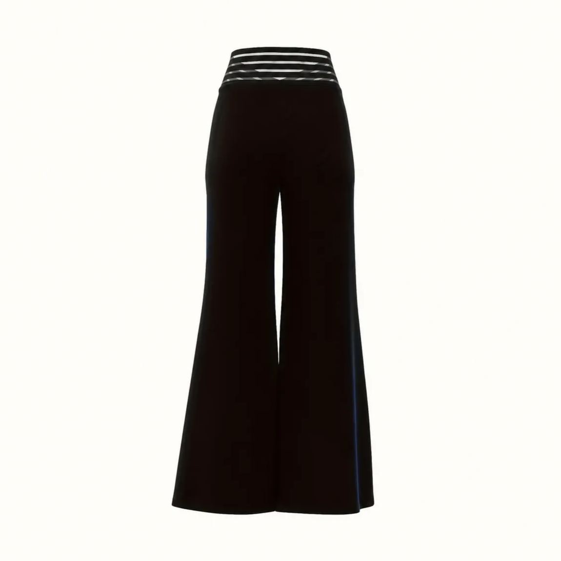 Cross Over Transparent Mesh Patch High Rise Pant For Women