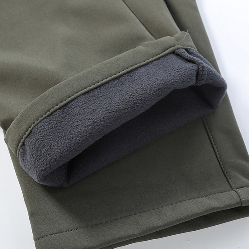 Men's Winter Fleece Waterproof Warm Pants-Legletic