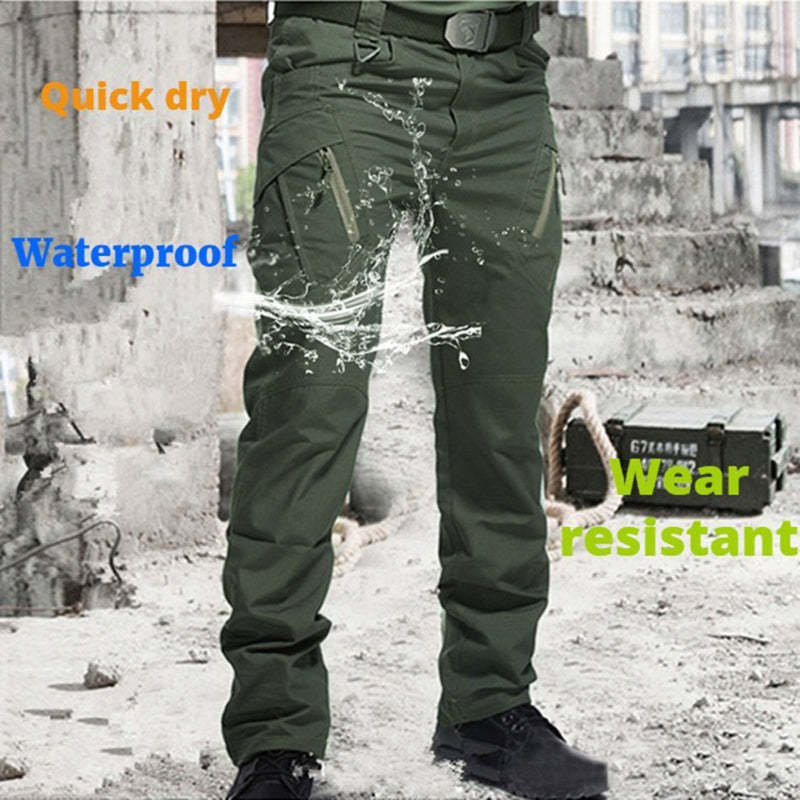 Men's Multiple Pocket Tactical Cargo Pants-Legletic