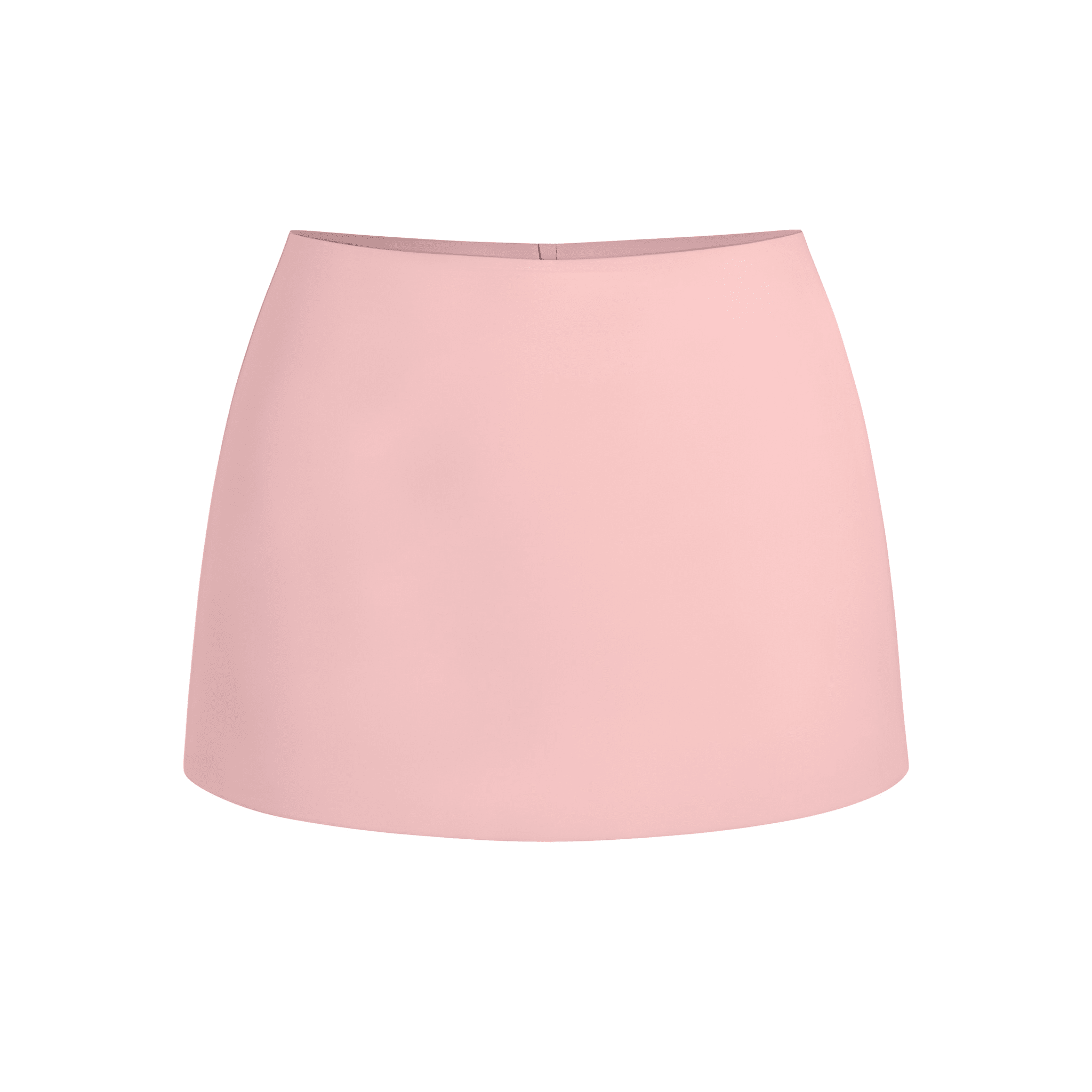 Low Rise Fitted Mini Skort With Split Hem For Women