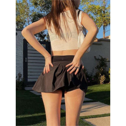 High Waist Punk Style Micro Skirt-Legletic