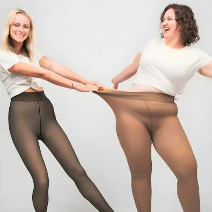 Ultra Soft Thermal Fleece Lined Tights-Legletic