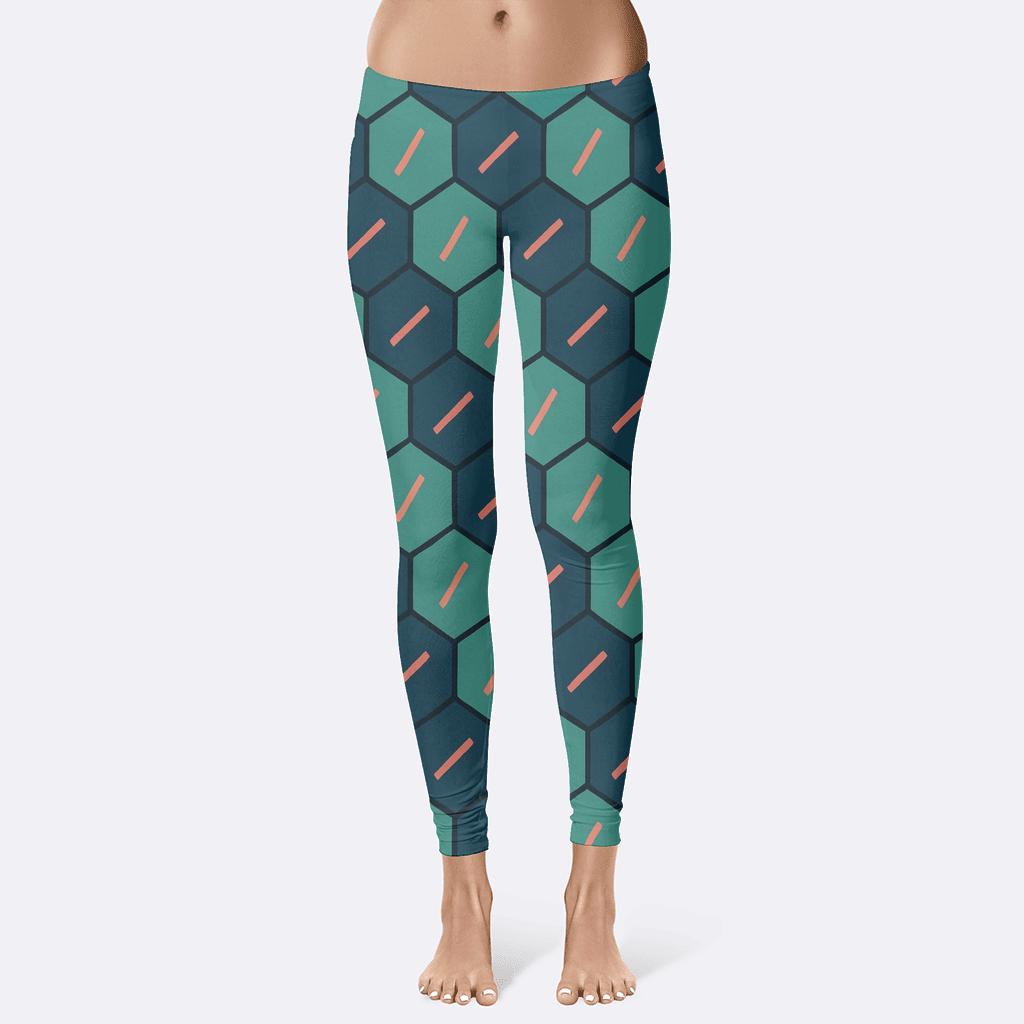 Hex Mesh Driftline trendy athletic leggings