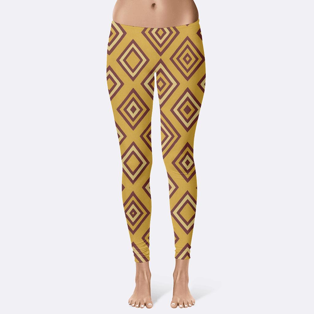 Nested Rhombus Field soft cotton leggings