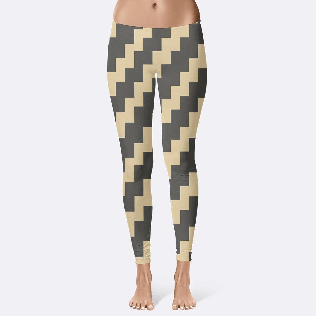 Diagonal Stair Array personalized print leggings