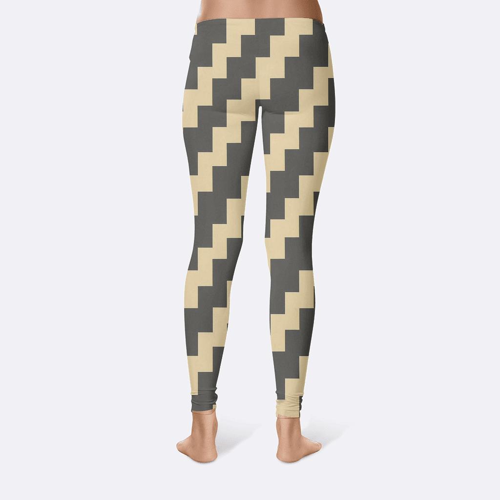 Diagonal Stair Array personalized print leggings
